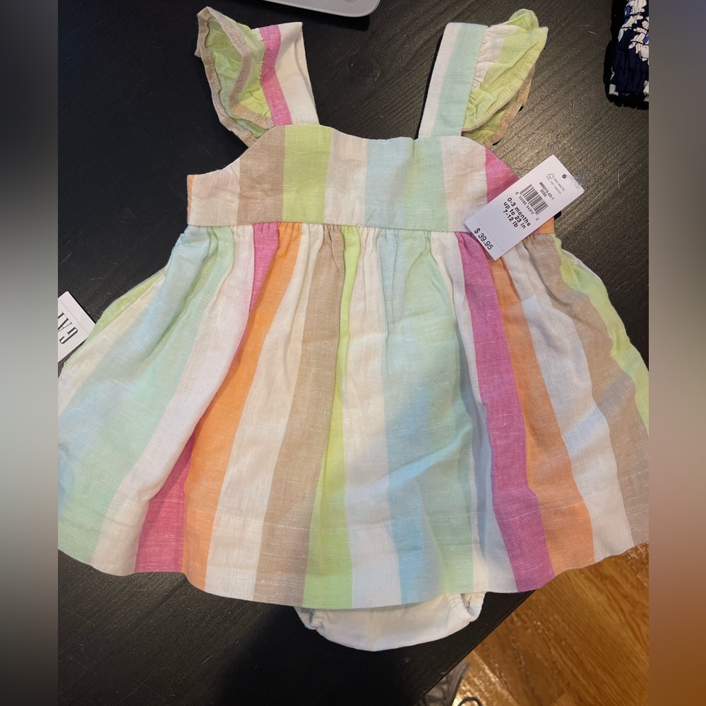 Rainbow Ruffle Dress